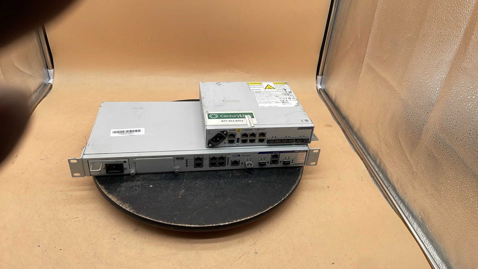 ADVA FSP150CCF-825 & FSP 150-GE114Pro Network Demarcation Device Lot of 2
