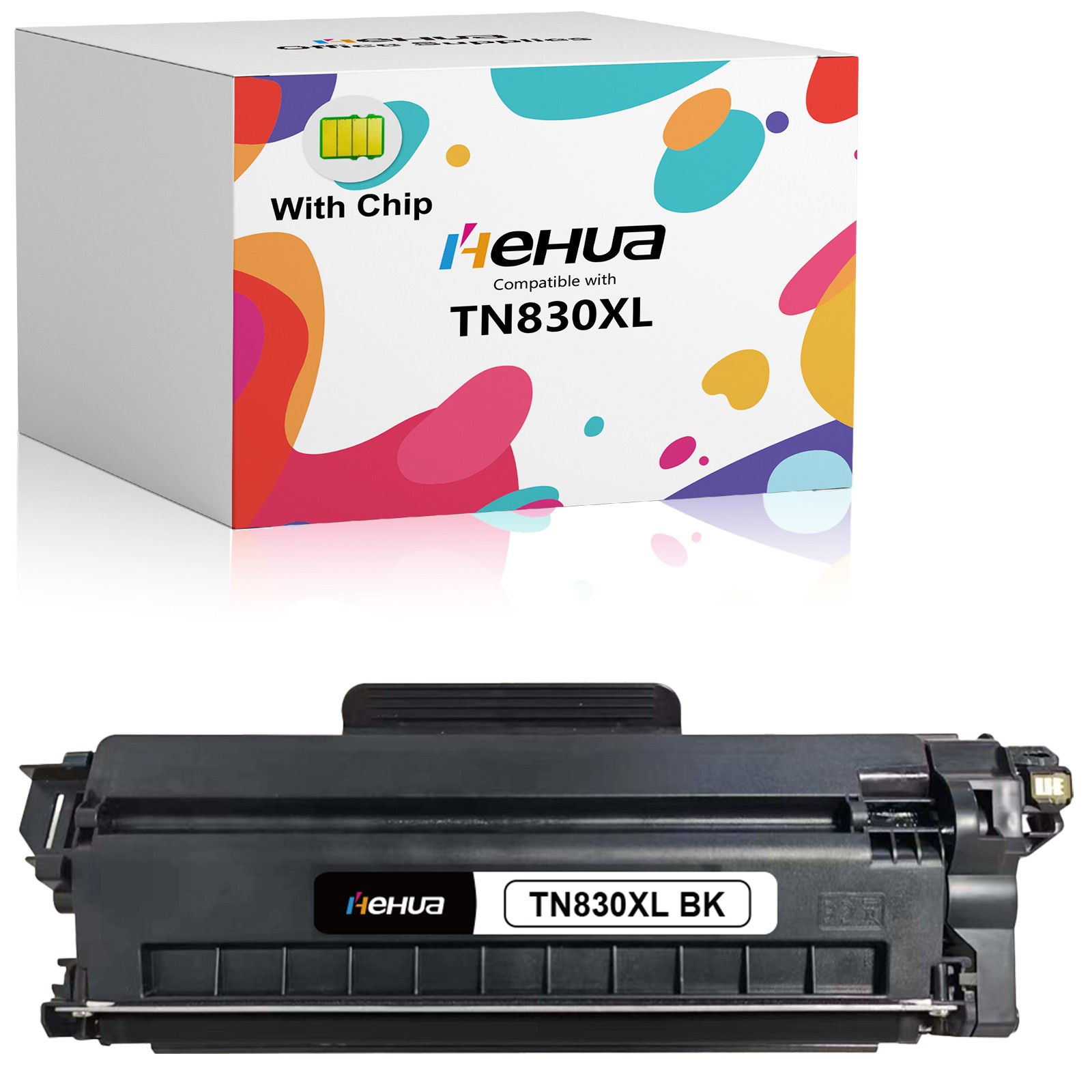 1PK TN830XL Toner Cartridge For Brother TN830 HL-L2405W MFC-L2760DW MFC-L2820DW
