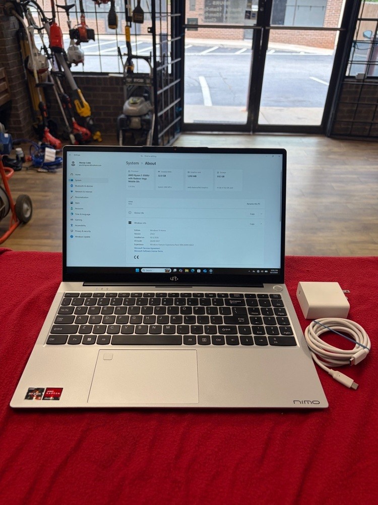 NIMO N152S 15.6" Laptop 1TB SSD, 32GB RAM, 3.7GHz PPS-EB 372732