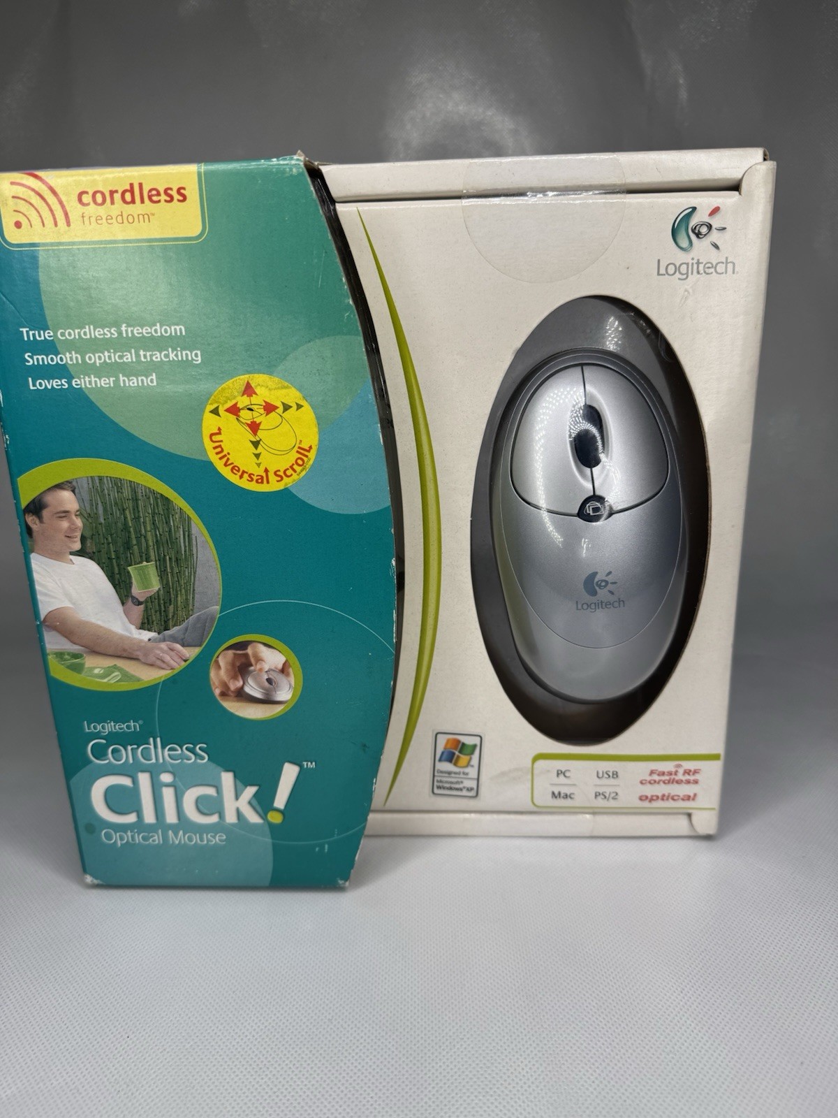Logitech Cordless Click Wireless Optical Mouse ~  NEW ~ SEALED
