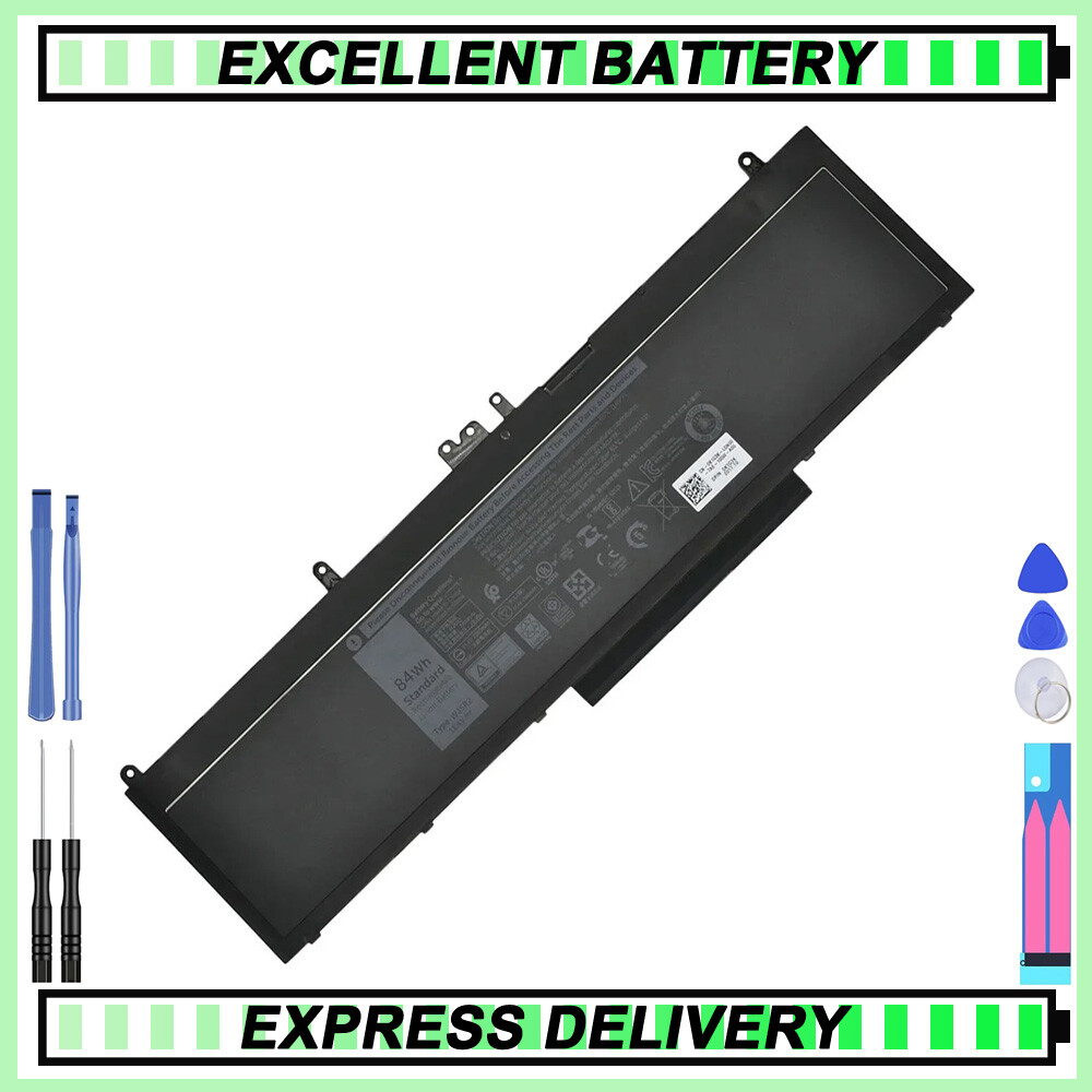 84wh Battery For Dell Precision 3510 M3510 Latitude 5570 E5570 WJ5R2 4F5YV