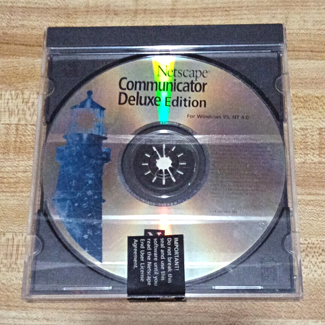 Netscape Communicator Deluxe Edition CD for Windows 95/NT 4.0 English MPN