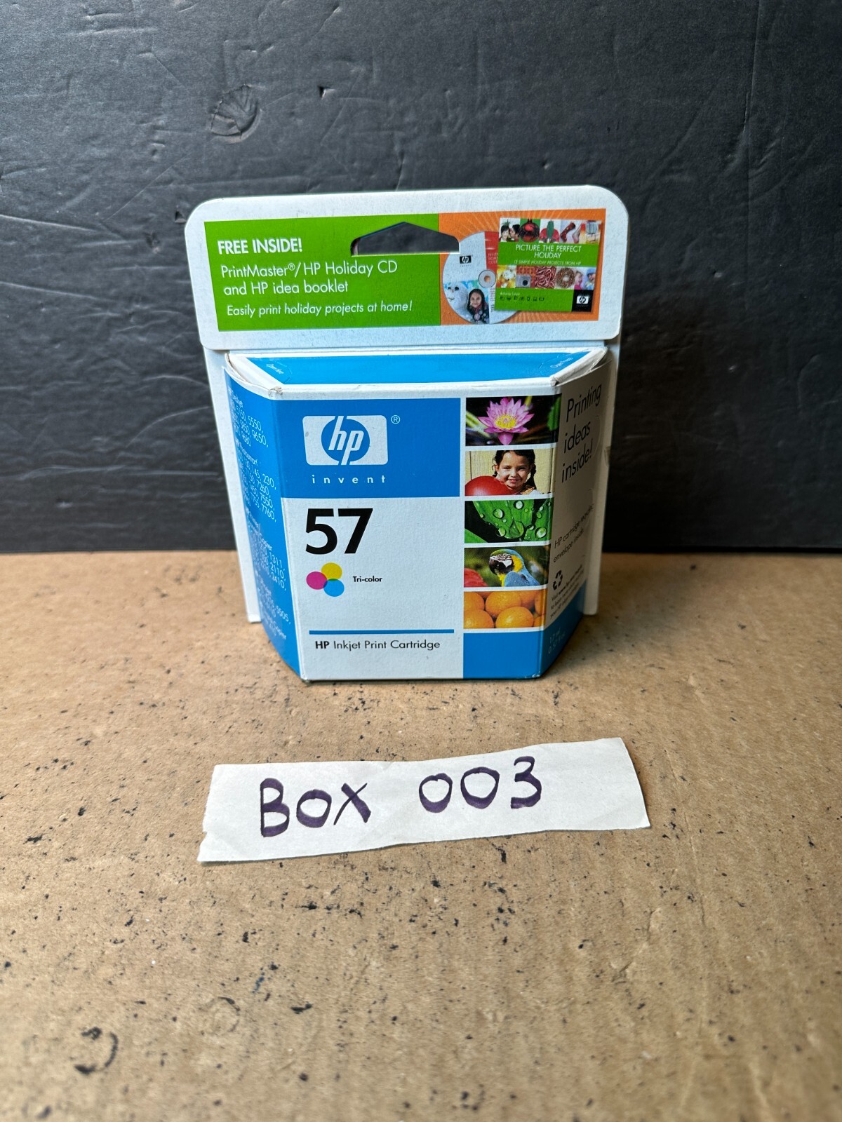 HP Invent 57 TRI COLOR Inkjet Print Cartridges New Sealed