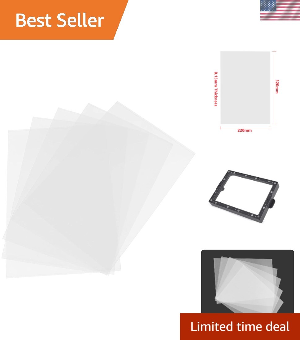 6 PCS High-Quality FEP Film for 3D Printers - Compatible with ELEGOO & Photon
