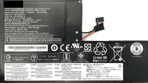 NEW 11.58V L17L3PB0 L17M3PB0 Battery For Chromebook 500E-81ES 5B10Q13163