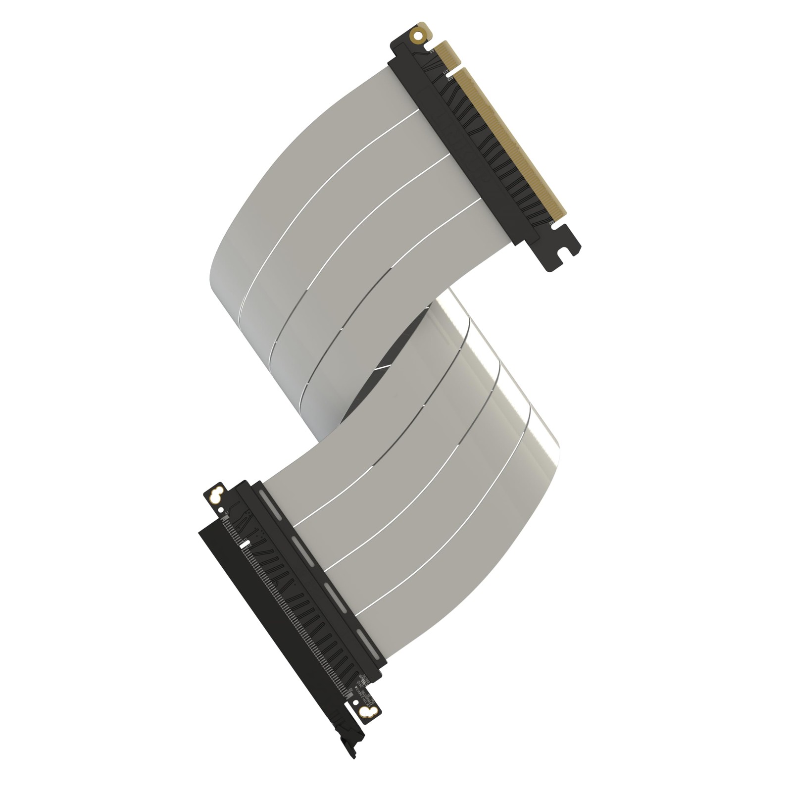 LINKUP AVA5 PCIe 5.0 Riser Cable Straight White 40cm