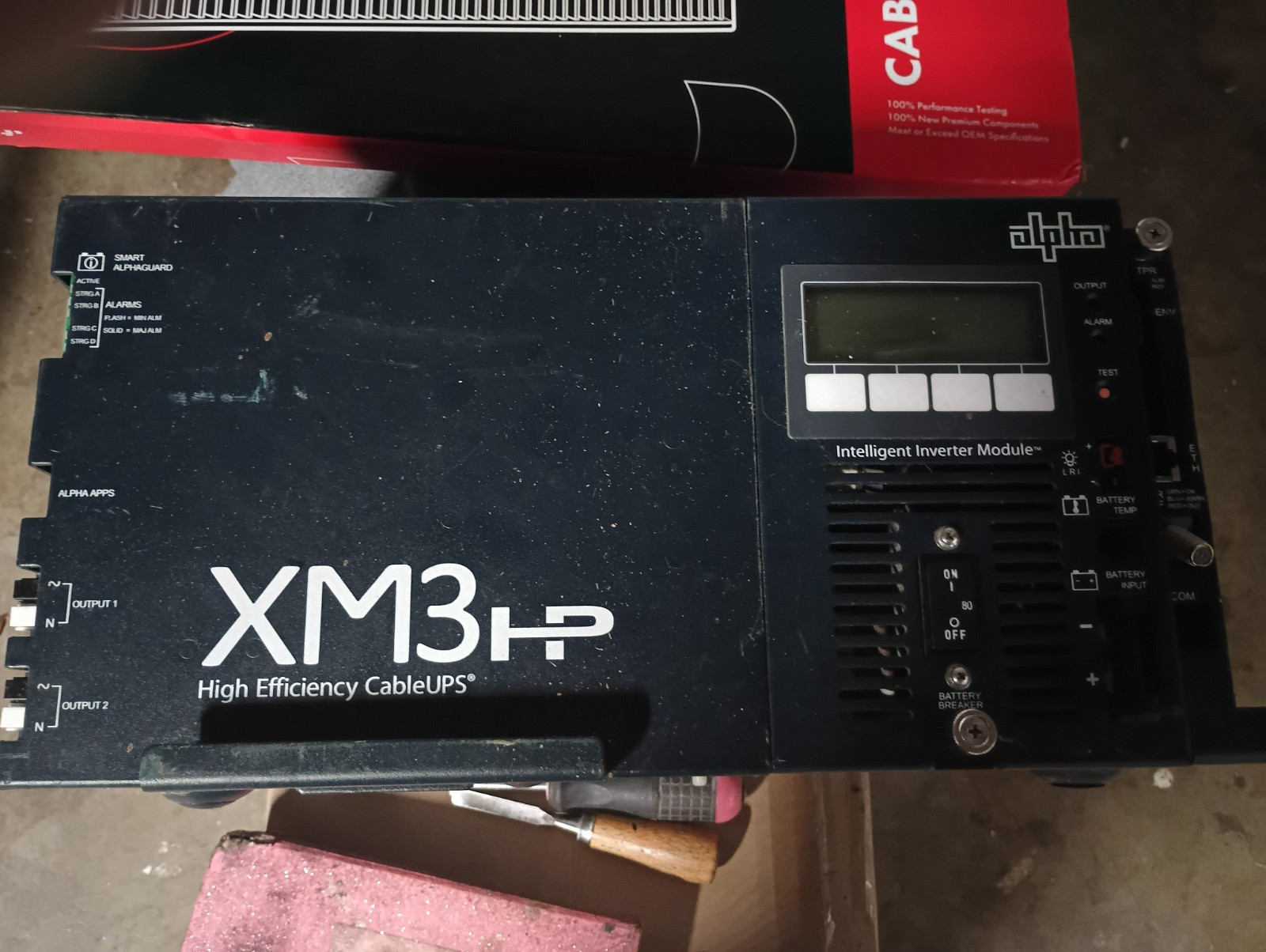 Alpha Technologies XM3.1-905-HP Broadband UPS Inverter New Surplus Telecom Equip