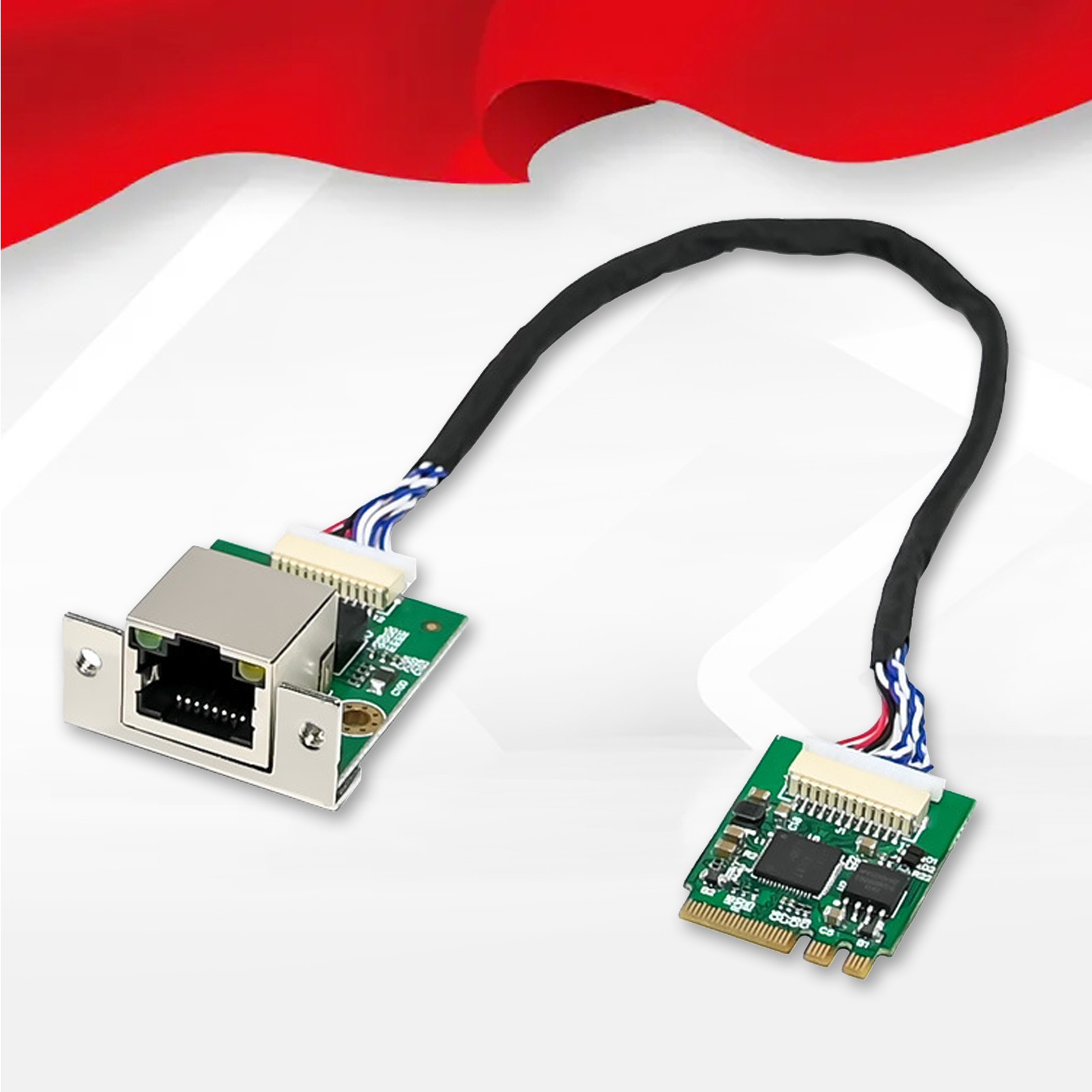 M.2 A+E 2.5GbE Intel I226-V Ethernet. NIC Card Multi-Gig 2.5G/1G/100M NGFF 223J6