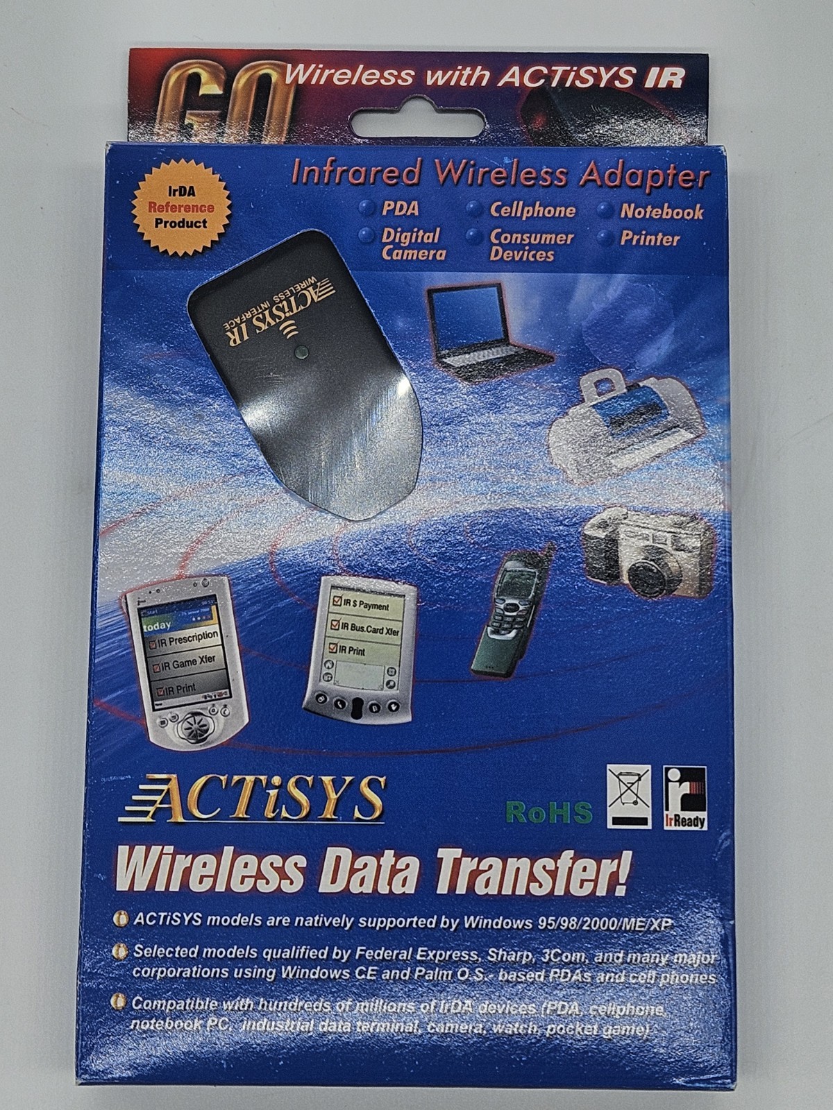 ACTiSYS ACTIR224UNLi USB Infrared Wireless IrDA Adapter Link G1N
