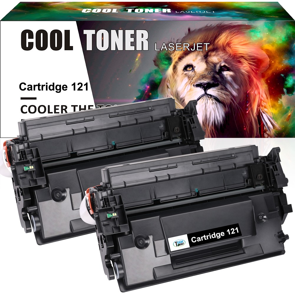 2Pack 3252C001 Toner Cartridge Compatible For Canon 121 ImageClass D1650 D1620