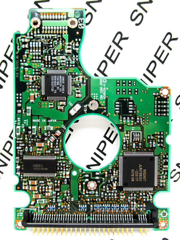 PCB - IBM Travelstar 10.06GB DJSA-210 IDE 07N5138 F80309 Laptop 2.5" Hard Drive