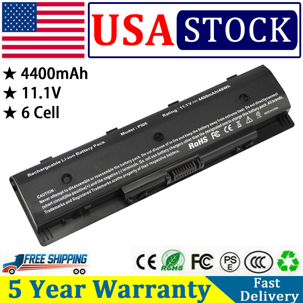 PI06 Battery for HP Envy17 15 Touchsmart M7-J010DX HSTNN-YB40 710417-001 17e016d