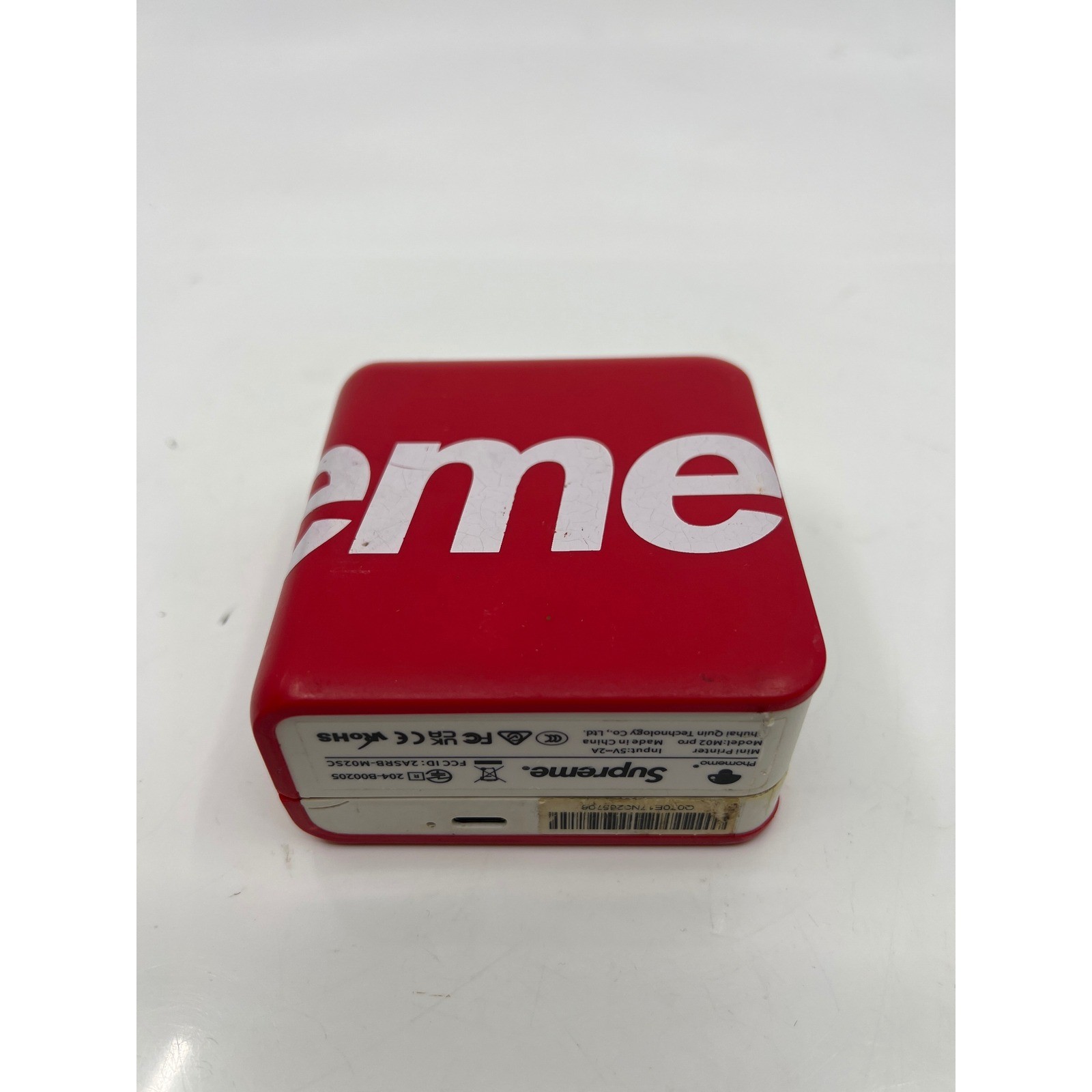 Supreme Phomemo M02 Pro Mini Printer Red White Portable Bluetooth Printer