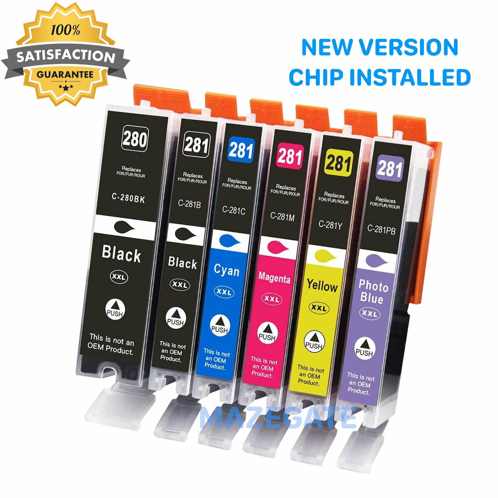 Ink Cartridges for Canon PGI-280 CLI-281 XXL PIXMA TS8120 TS8220 TS9120 9520