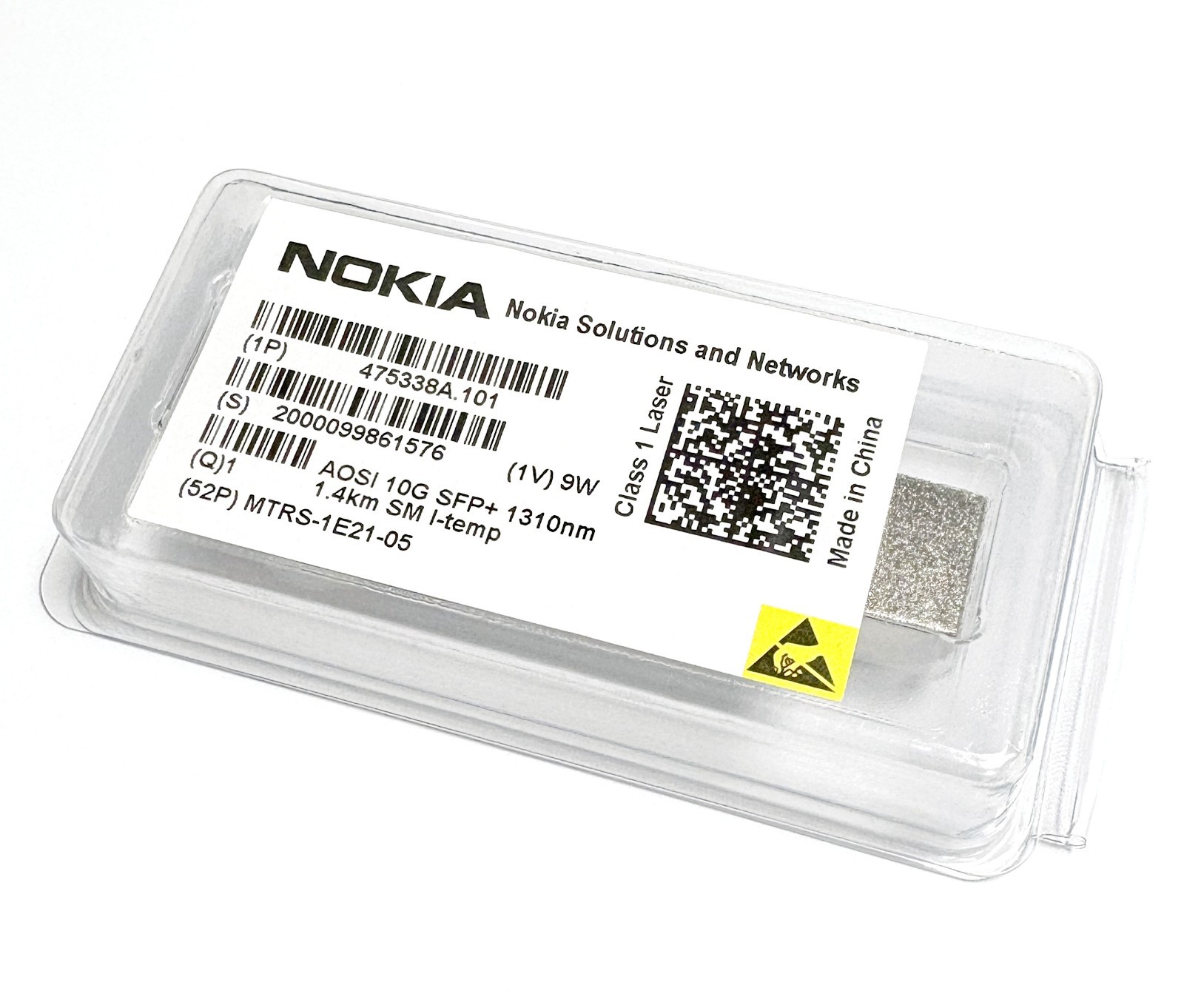 Nokia 475338A.101 AOSI 10G SFP+ 1310 nm 1.4km Transceiver module New  Original