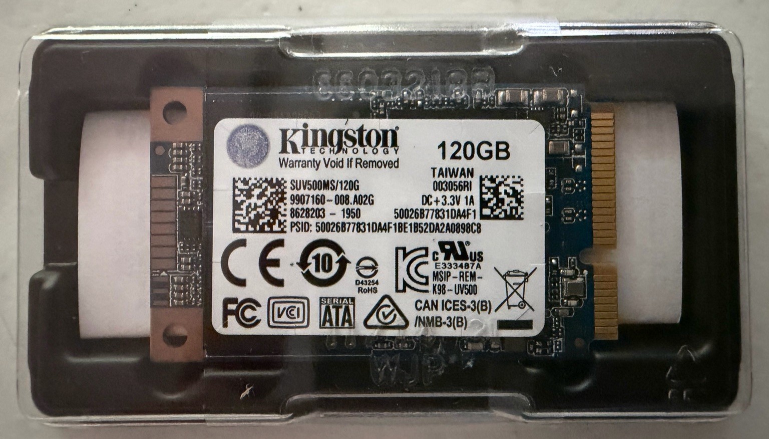 Kingston UV500 120GB mSATA Internal SSD SED 520/320MB/s SUV500MS/120G