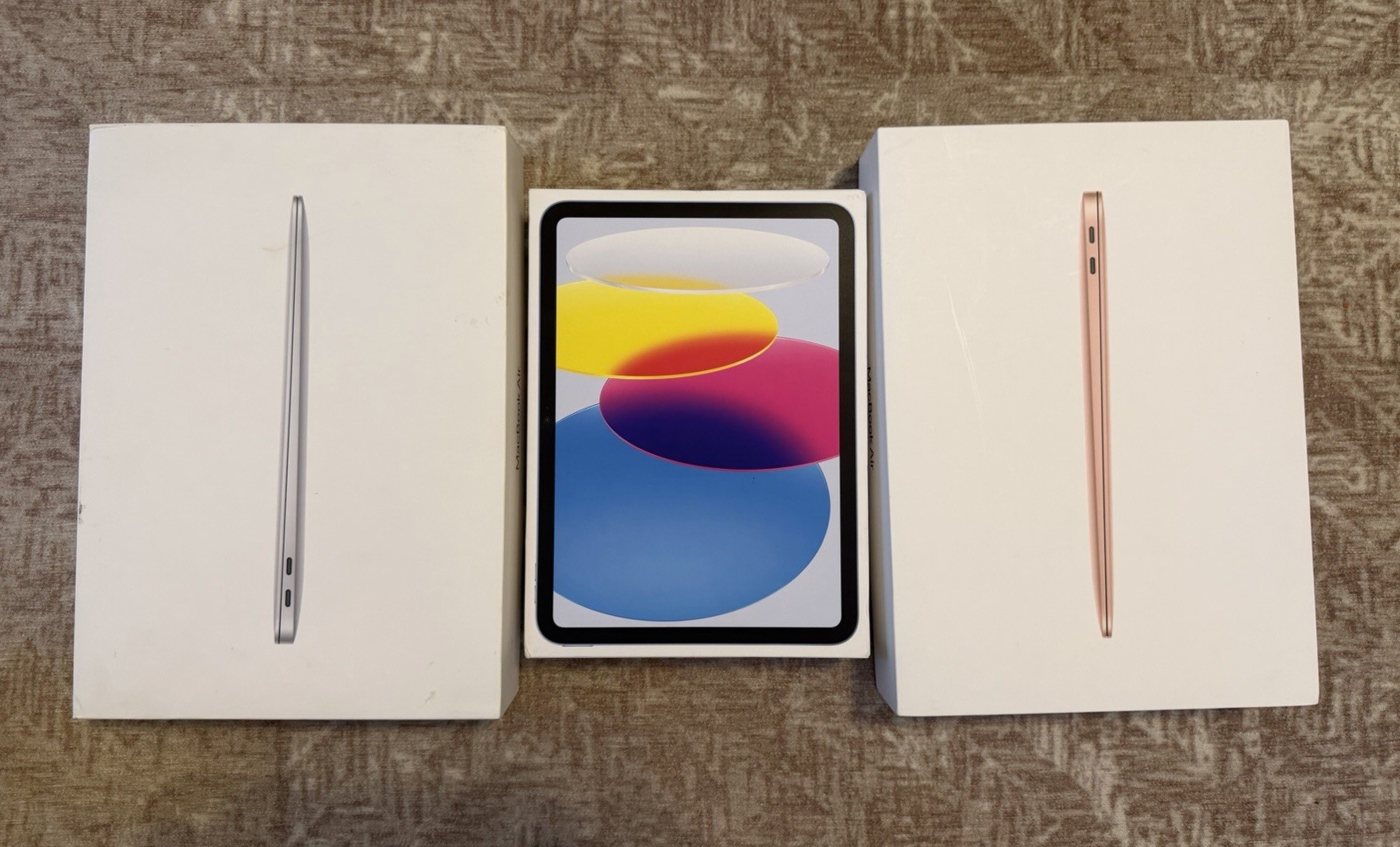 LOT OF 3 EMPTY APPLE RETAIL BOXES — NO DEVICES INCLUDED