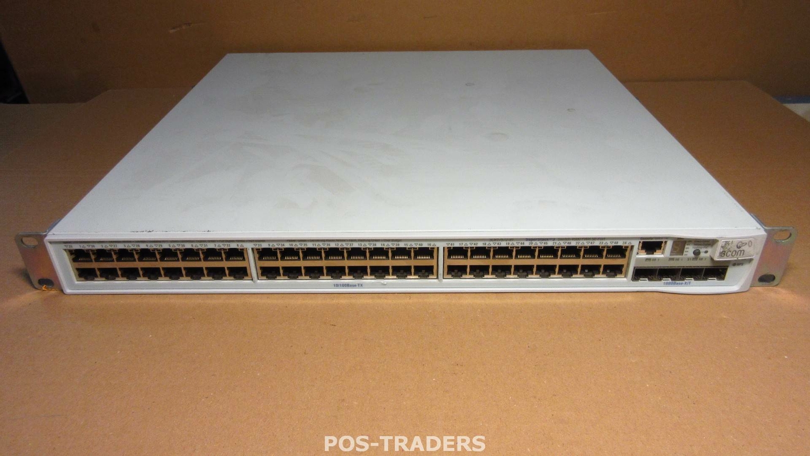 3Com 3CR17572-91 4500 PWR 48+2-Port Fast Ethernet PoE Layer 3 Switch HP JE048A
