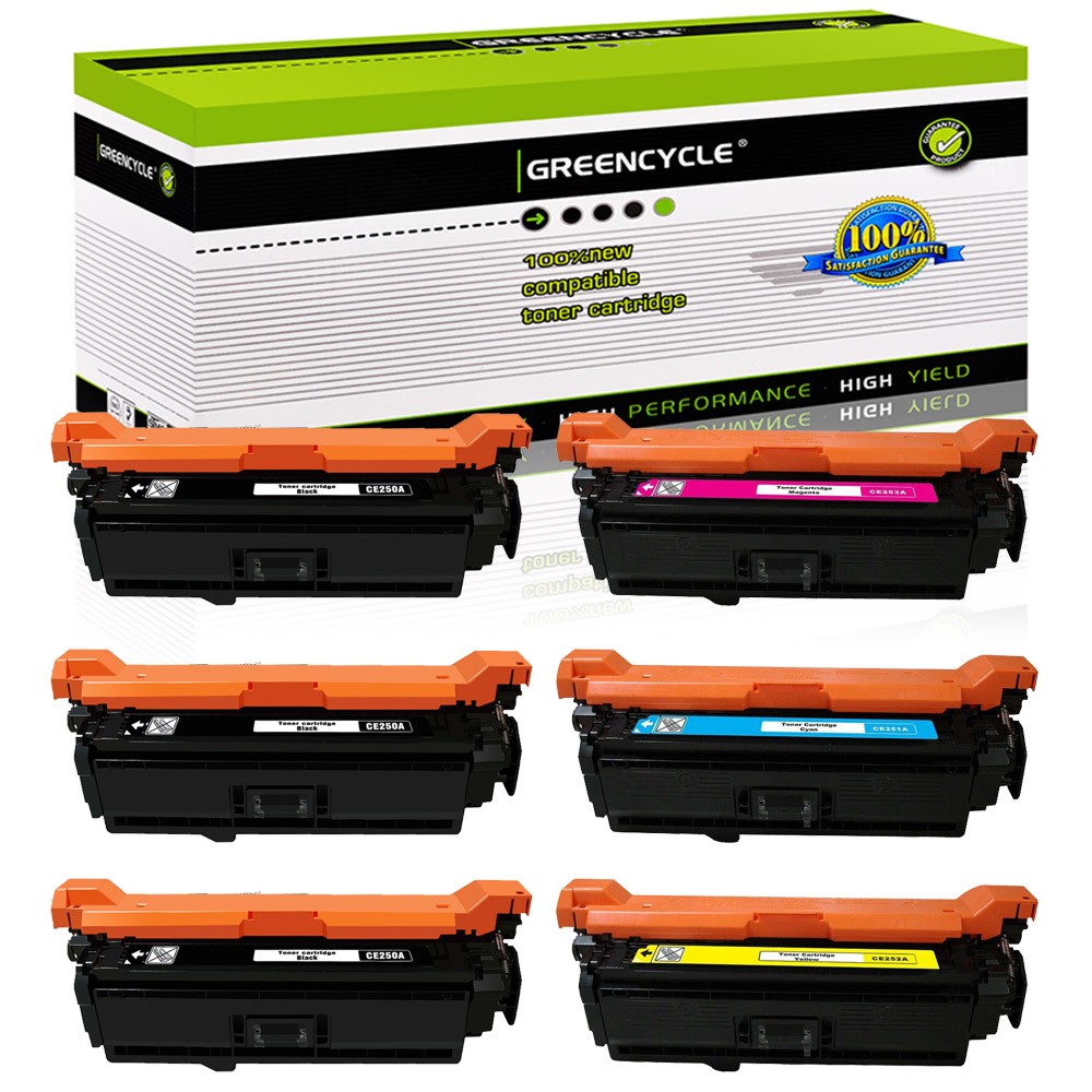 6PK Compatible Toner For HP CE400A -3A 507A Color LaserJet 500 M551 M551N M575