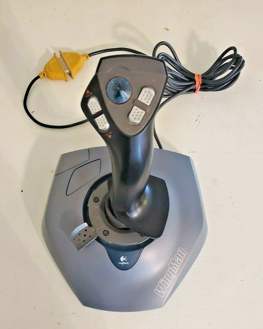Logictech Wingman Extreme Digital 3D Joystick Controller Model J-ZA10 P/N 863167