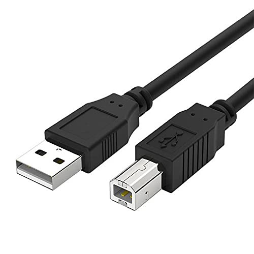 Storel Printer Cable USB Cord 10 Feet Compatible with 10 feet, Black