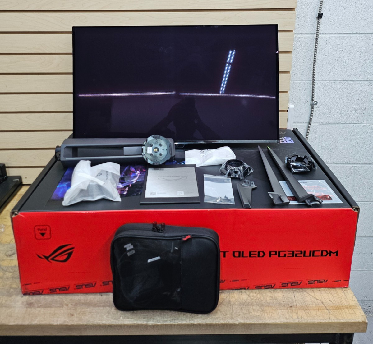 ASUS ROG Swift PG32UCDM3 32in 4K OLED 240Hz Gaming Monitor - OPEN BOX, NEW