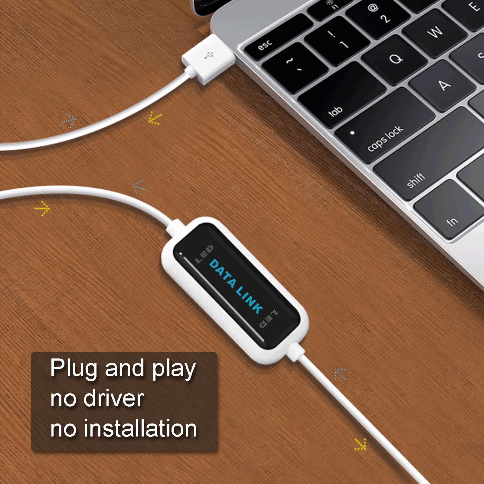High Speed USB Pc to Pc Online Share Sync Link Net Direct Data File Transfer USA