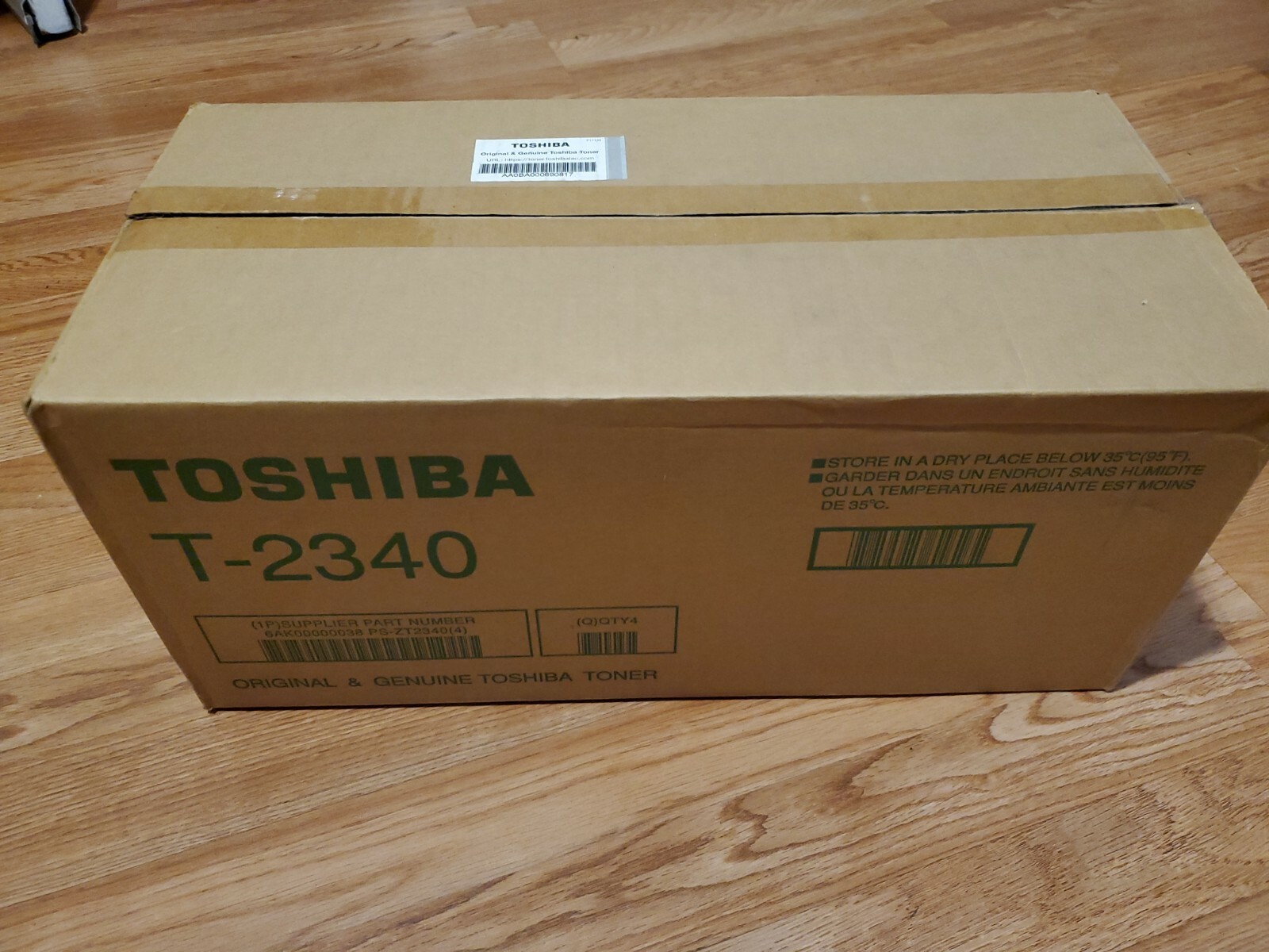 TOSHIBA T-2340 BLACK Print Toner Cartridge (CARTON OF 4) 
