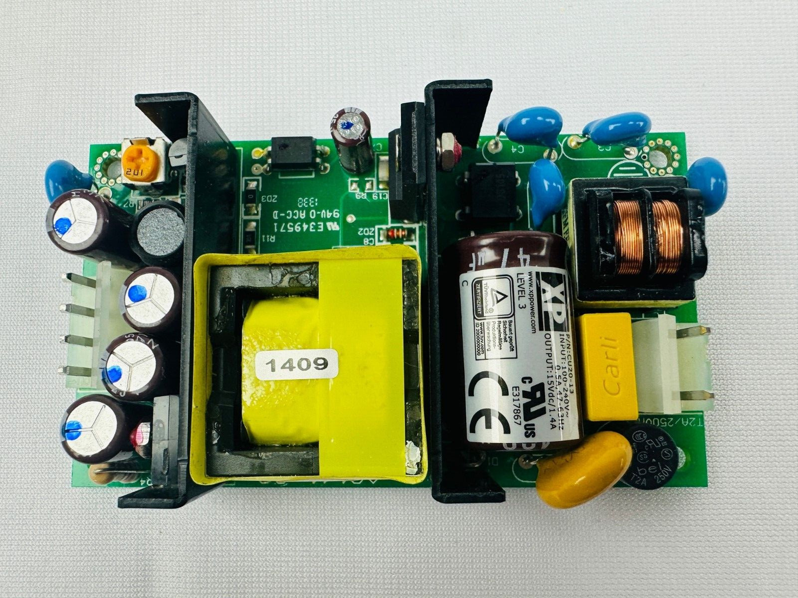 XP Power CU20-13 Power Supply| Open Frame | 20W | AC/DC Switching | 15V DC