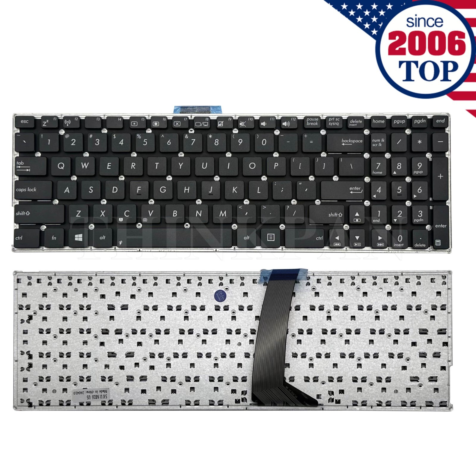 New US Keyboard for ASUS X503M X553 X553M X554 X555 X555L X555U A555L F554L