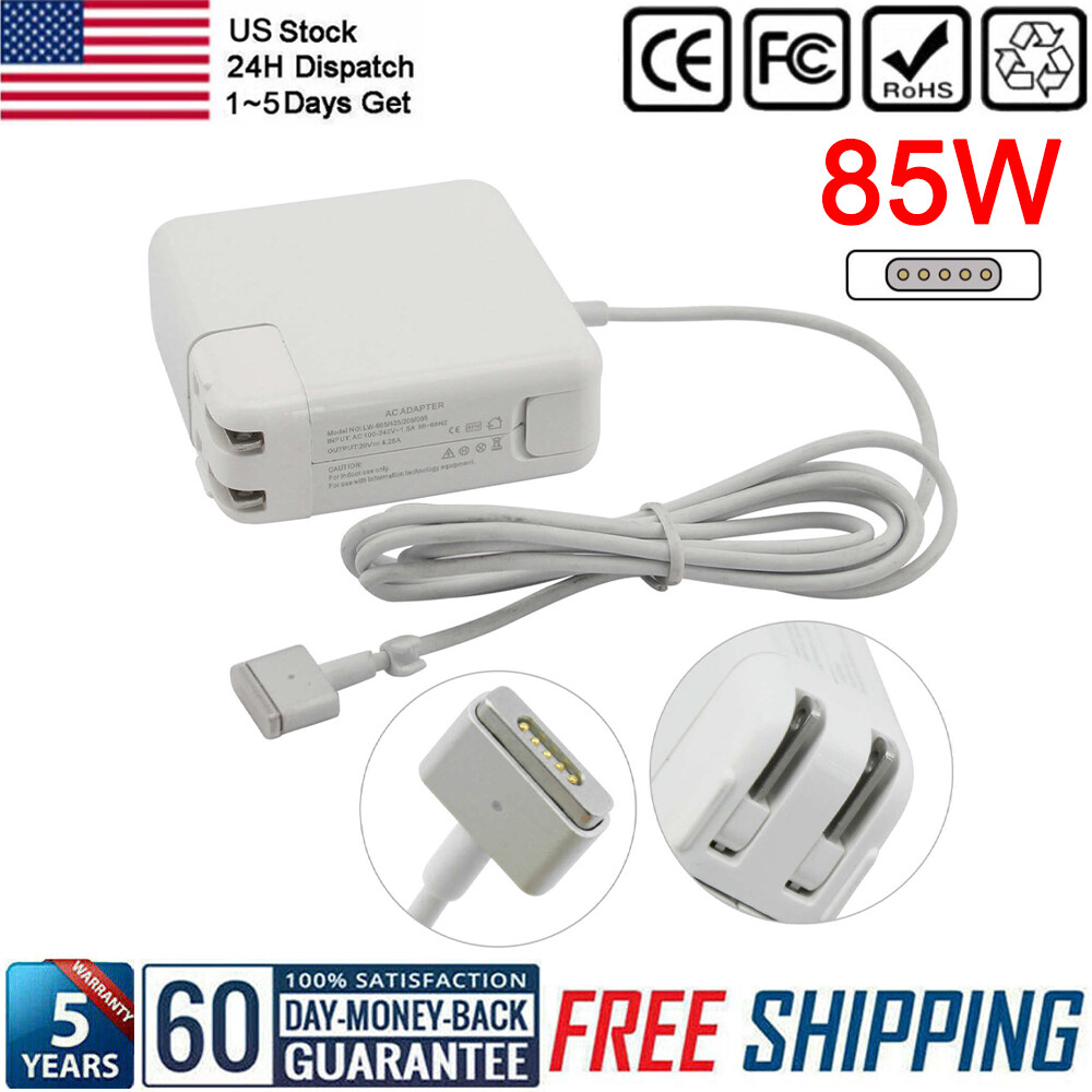 85W AC Power Adapter Charger for Apple Macbook Pro 15" Retina A1398 A1424 ME293