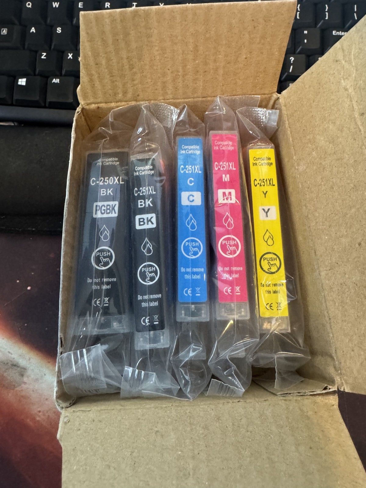 Couleuris Canon 6432B013 Ink Tank Cartridge -5 Pieces - all colors