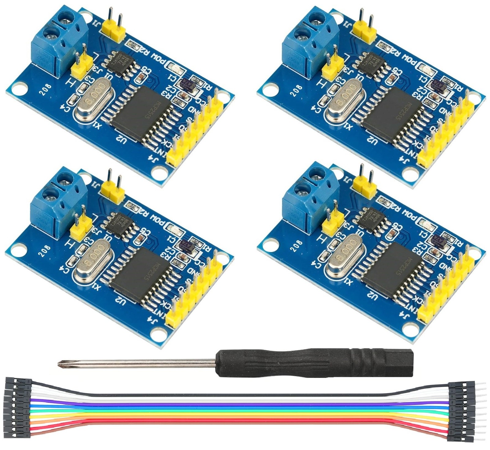 4Pcs MCP2515 CAN Bus Module