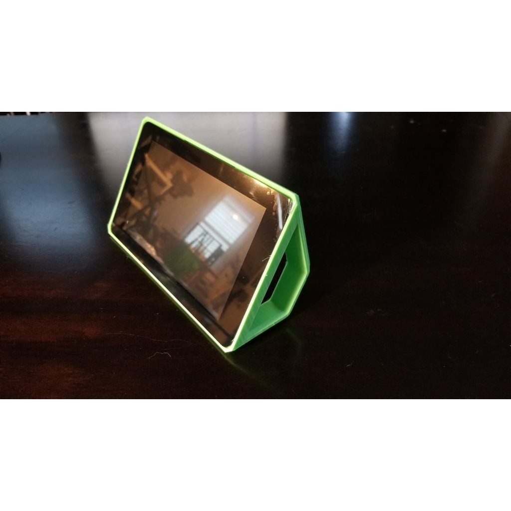 Raspberry Pi 7 Inch Touchscreen Rollbar Case - easy print, no support 3d Printed
