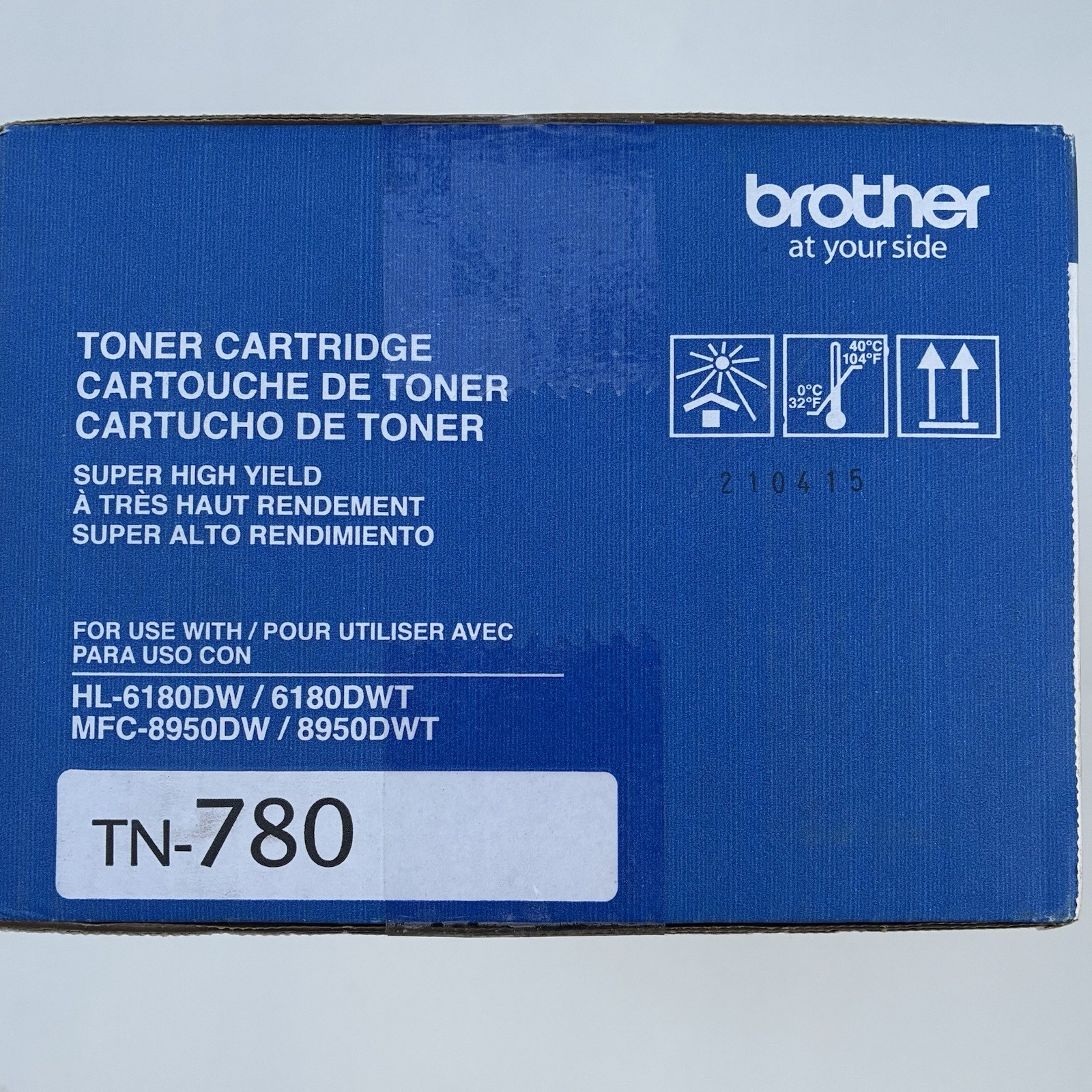 Genuine Brother TN-780 Super High Yield Toner 12,000 Pages Black Authentic OEM
