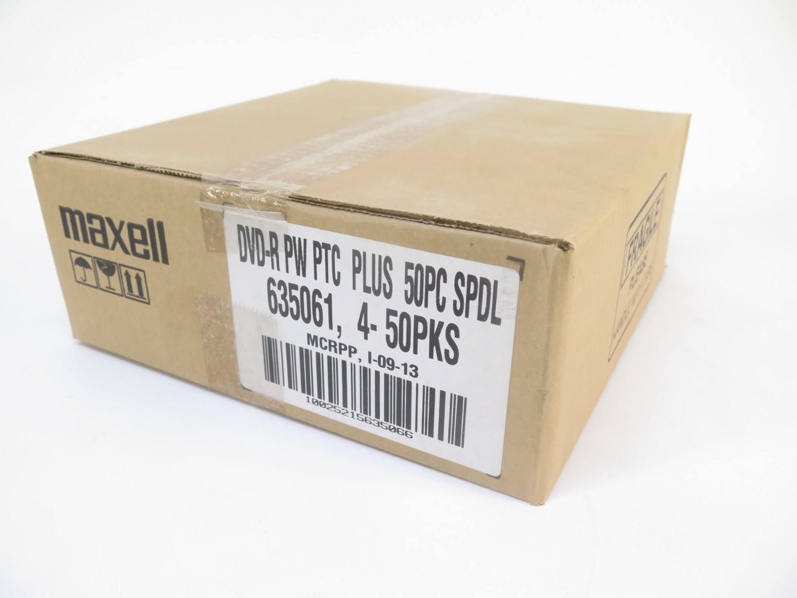 Maxell Pro Plus Series DVD-R White Inkjet Hub Printable 8x ***4 packs of 50***