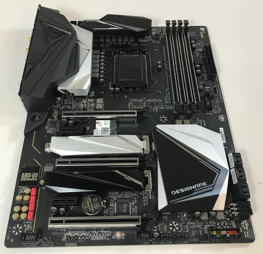 GIGABYTE Z390 DESIGNARE LGA 1151 Intel ATX Motherboard Thunderbolt 3 WiFi #7649