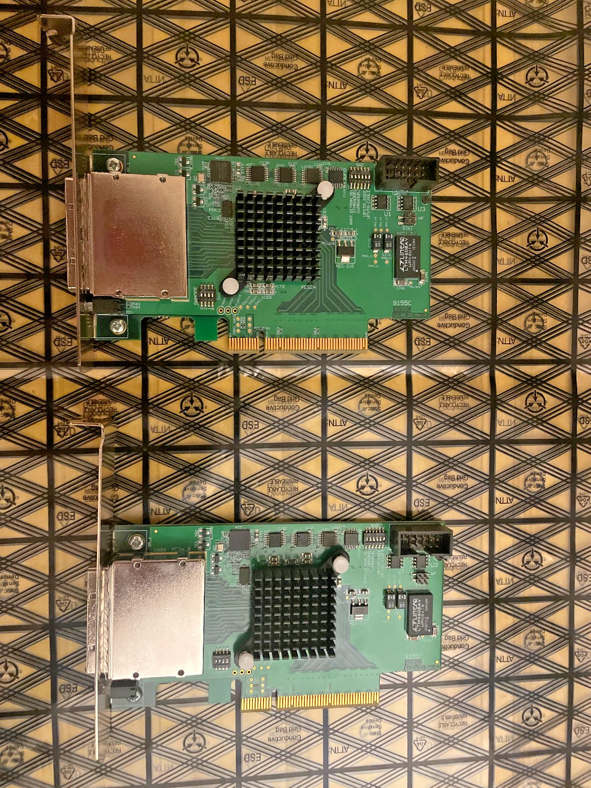 LOT OF 2 Dolphin Express IXH610 PCI Express Gen2 NTB Host Adapter DETECTED BY OS