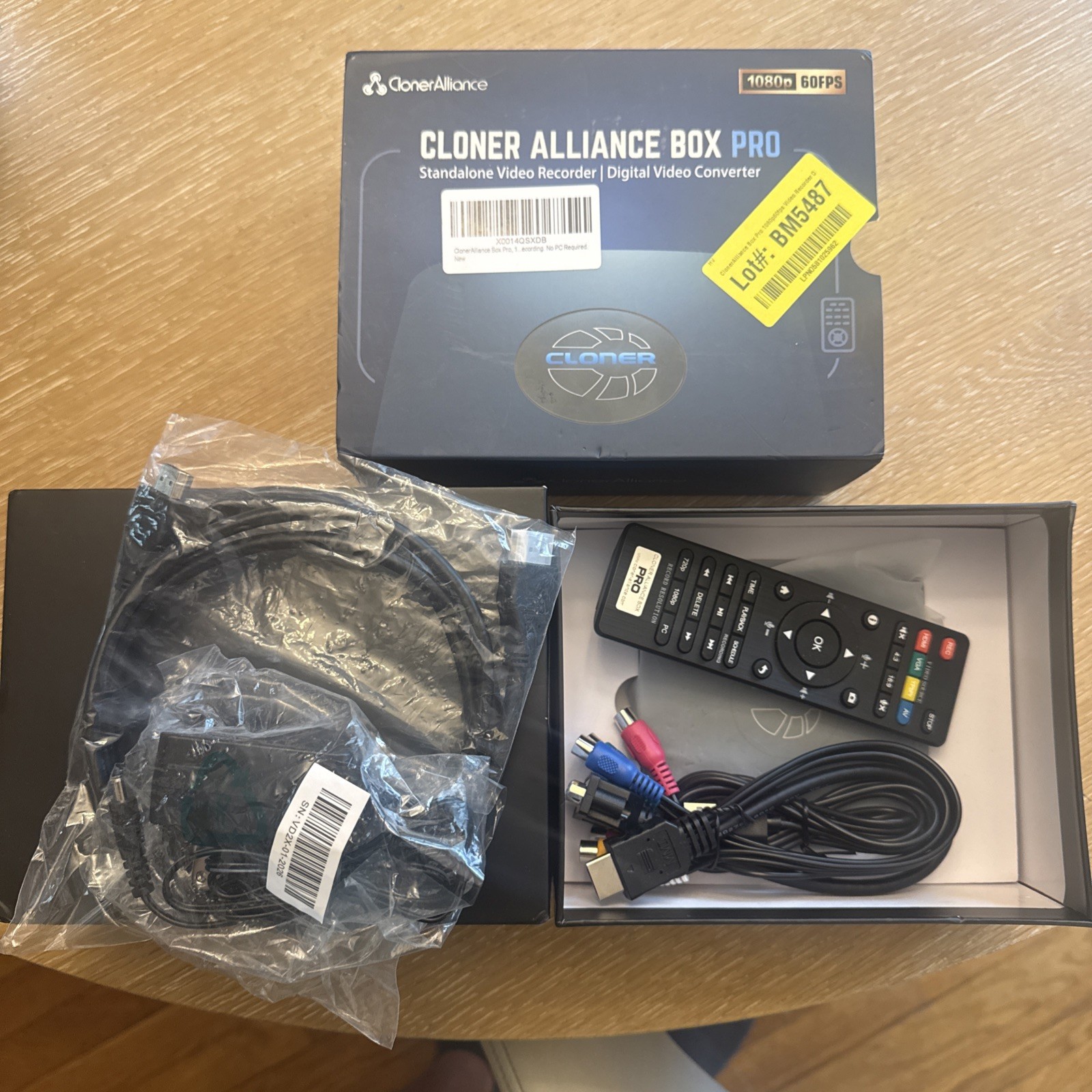 Cloner Alliance Box Pro, 1080p@60fps Video Recorder, DVR with HDMI Capture
