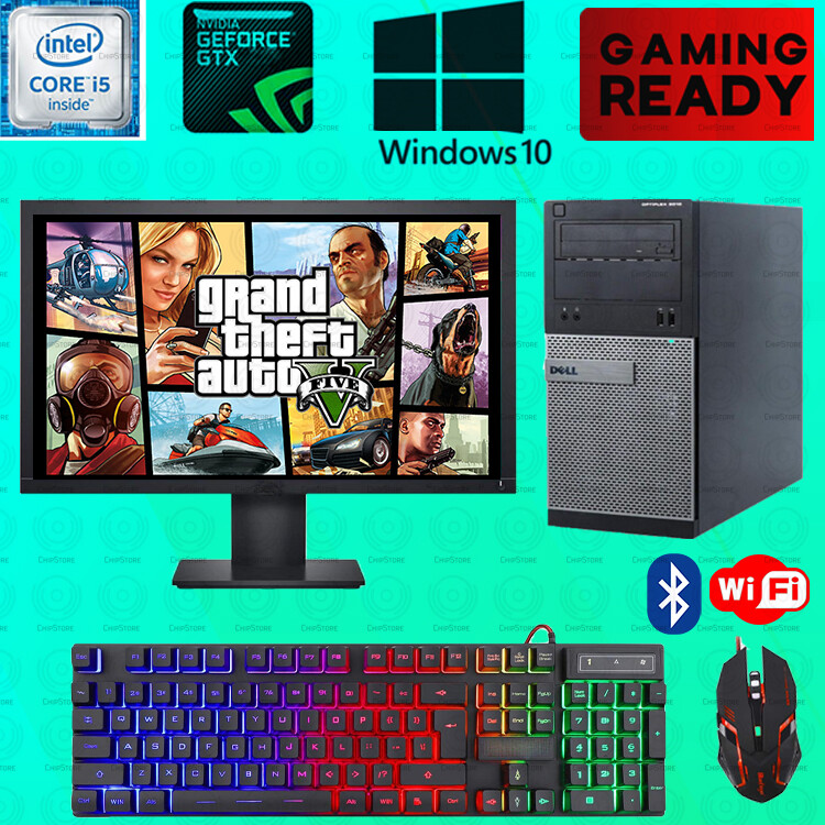 GTA5 Gaming Dell i5 Desktop PC Computer SSD Nvidia GTX 750 Ti Win 10 8GB