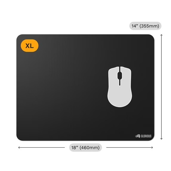 Glorious G-3XL Extended Gaming Mouse Mat Pad XL - Black