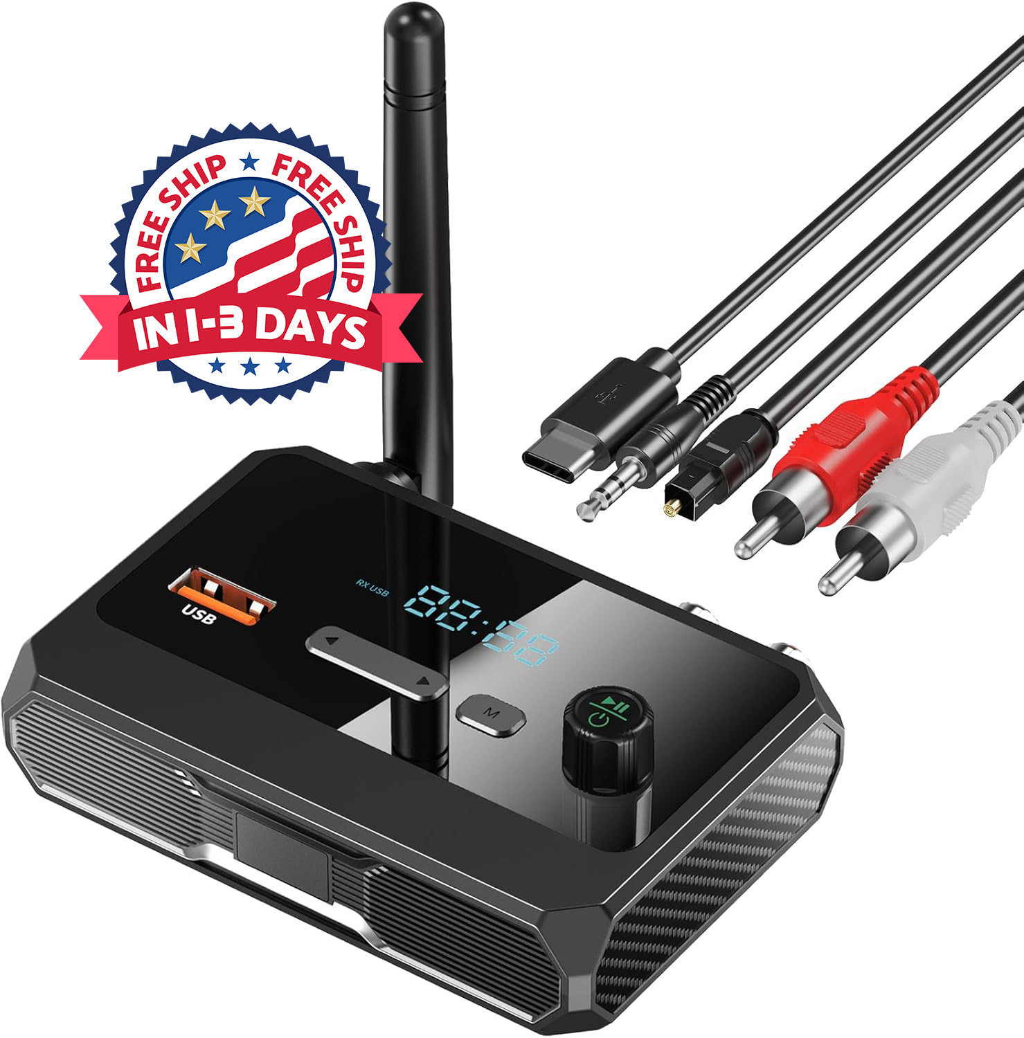 Transmisor Receptor Inalambrico Bluetooth Adaptador Recividor de Audio Bluetooth