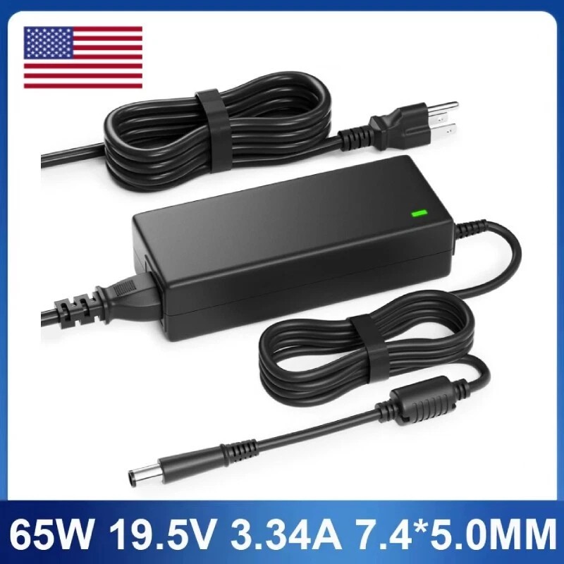 For Dell Chromebook 11-3180 3189 11-3120 P26T P22T 65W Laptop AC Adapter Charger