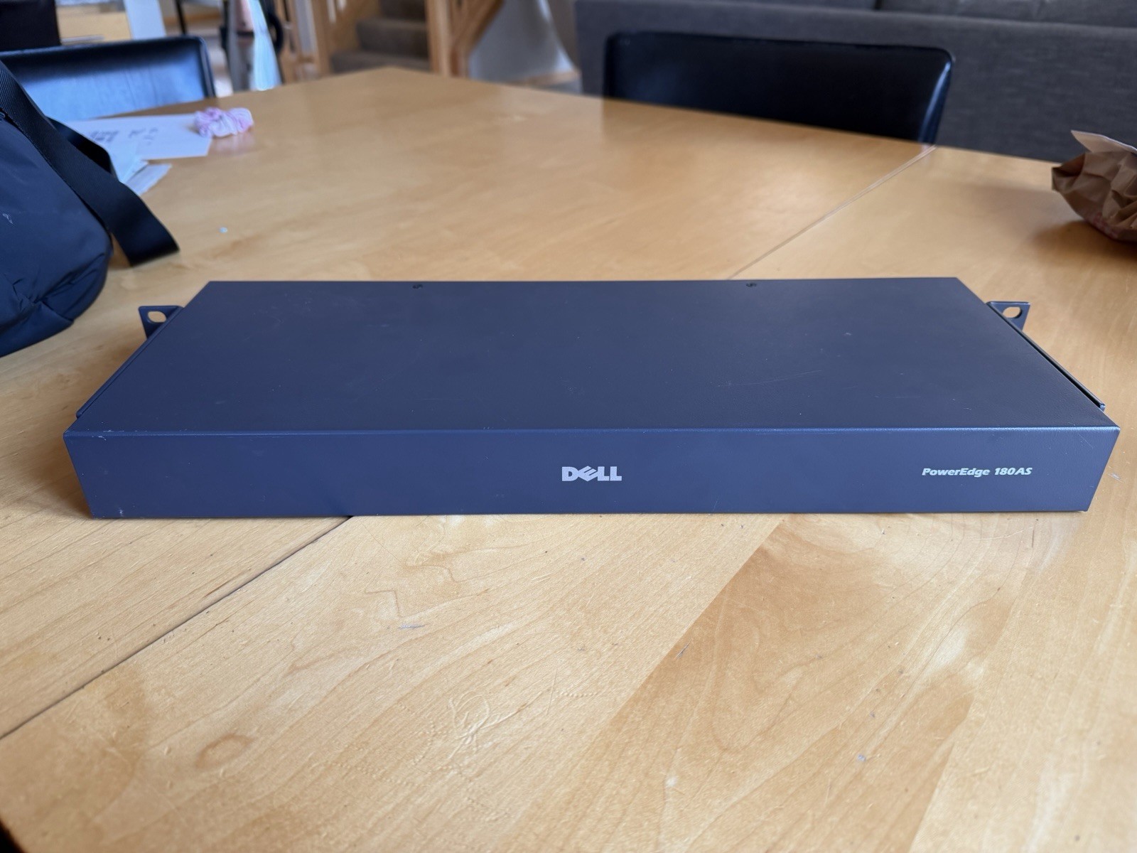 Dell PowerEdge 180AS 8-Port KVM Console Switch NO Rack Ears No Power Cable