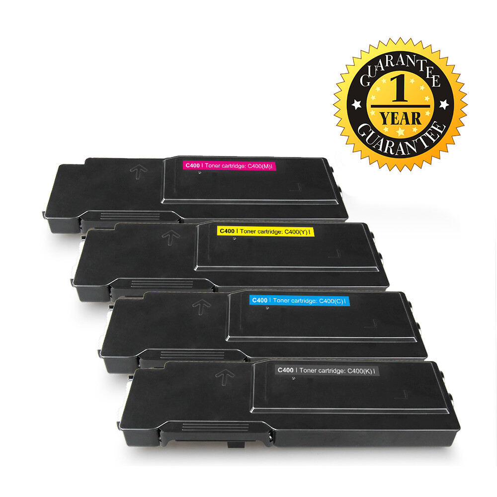 4Pk C400 Color High Capacity Toner for Xerox VersaLink C400DN C400N C405DN C405N