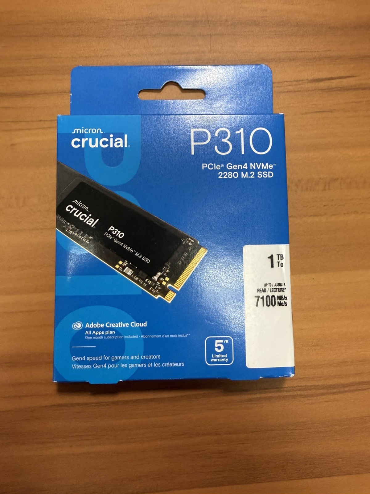 Crucial P310 1TB PCIe 4.0 NVMe M.2 2280 Internal SSD - CT1000P310SSD8