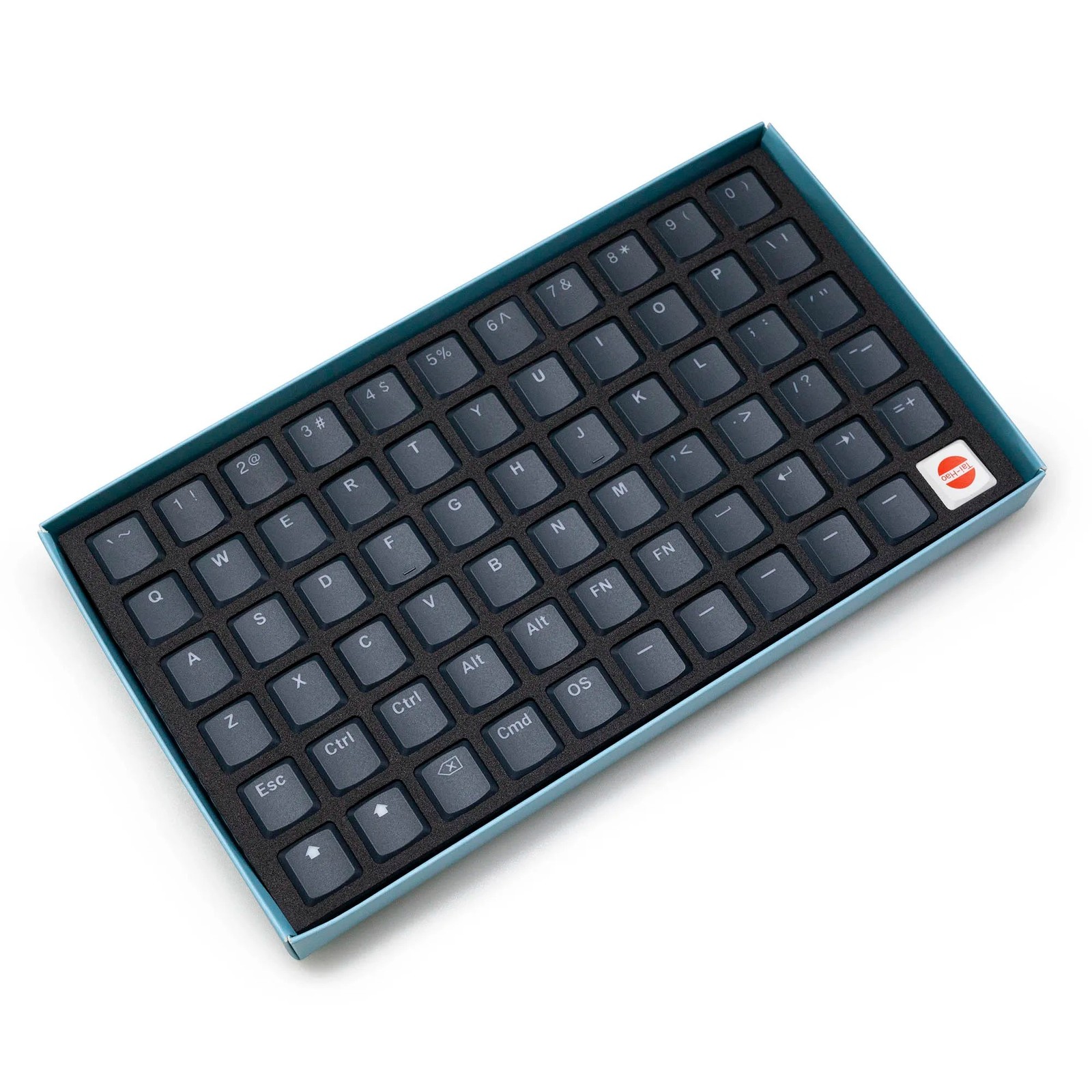 Taihao THT Dark Blue Low Profile Keycaps for Kailh Choc/MX Switch Set