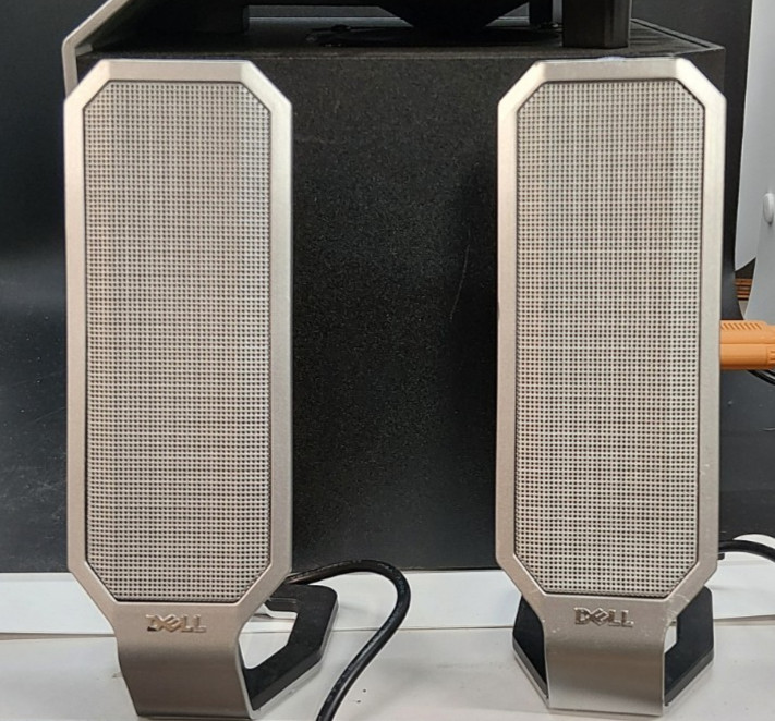 Dell Zylux A525 2.1 Multimedia Computer Speakers & Subwoofer System Tested Works