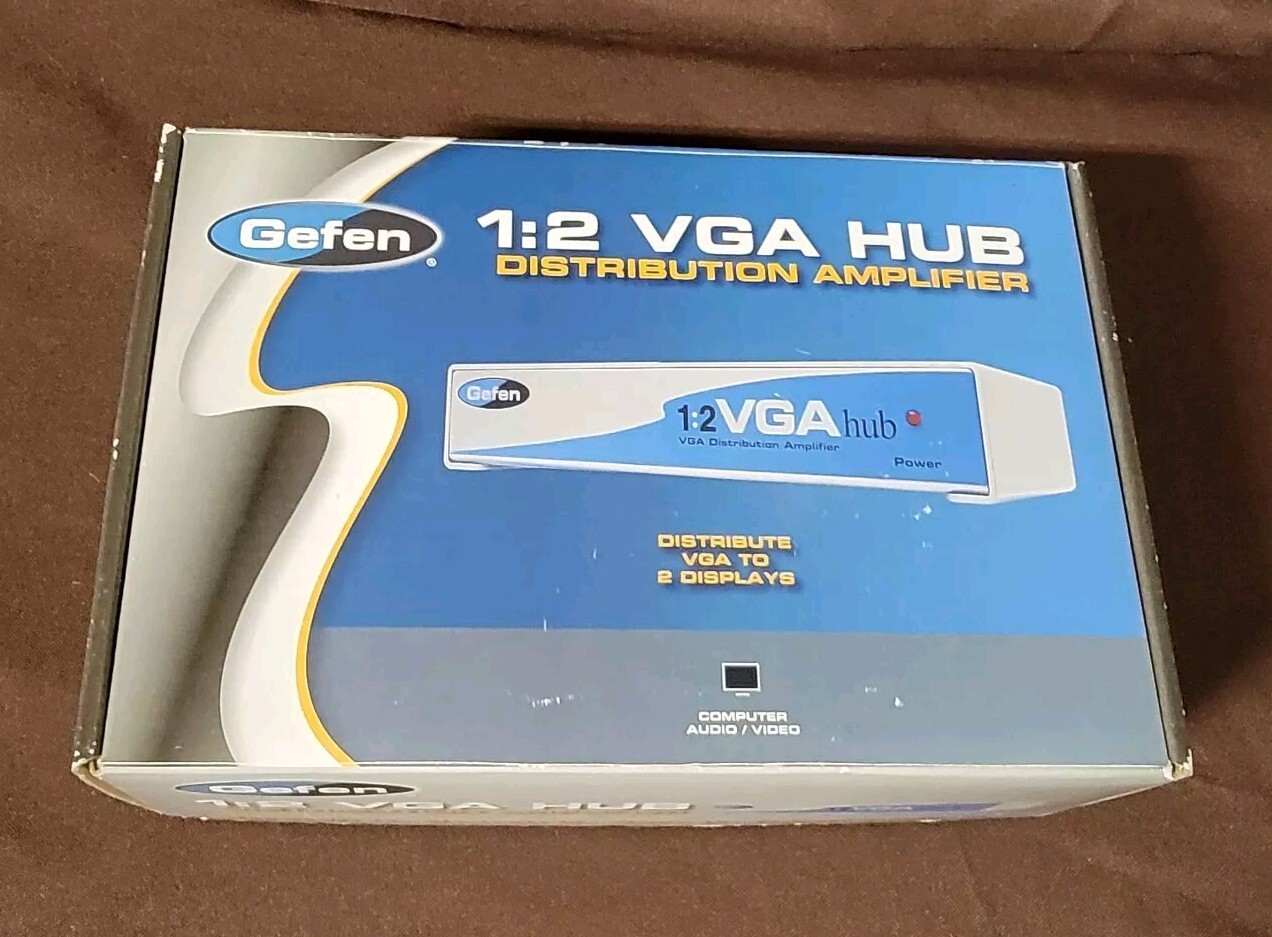 GEFEN 1:2 VGA HUB DISTRIBUTION AMPLIFIER EXT-VGA-142N-CO