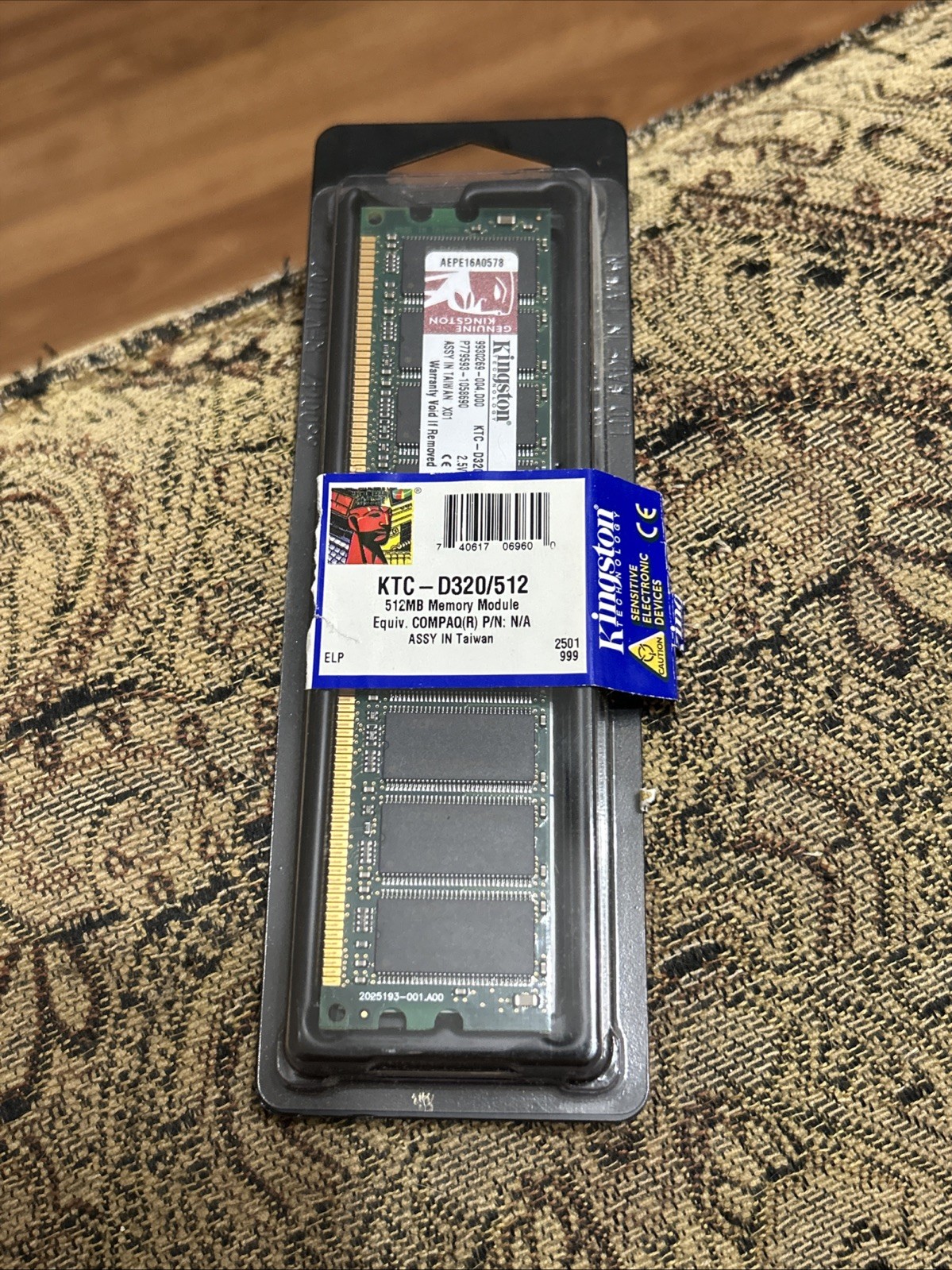 Kingston KTC-D320/512 512MB Random Access Memory RAM Compaq(R) 2.5V